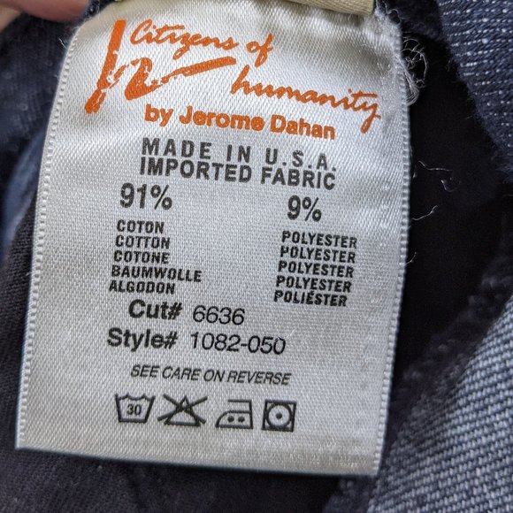 CoH Amber Stretch Rise Bootcut Denim Jeans Sz 25 Dark Wash 29" Inseam - Picture 9 of 9